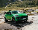 2022 Porsche Macan GTS with Sport package (Color: Python Green) Front Three-Quarter Wallpapers 150x120