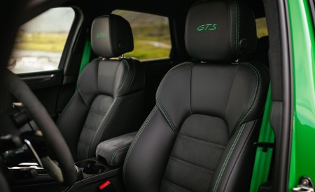 2022 Porsche Macan GTS with Sport package (Color: Python Green) Interior Front Seats Wallpapers 450x275 (148)