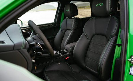 2022 Porsche Macan GTS with Sport package (Color: Python Green) Interior Front Seats Wallpapers 450x275 (147)