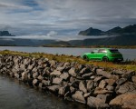 2022 Porsche Macan GTS with Sport package (Color: Python Green) Rear Three-Quarter Wallpapers 150x120