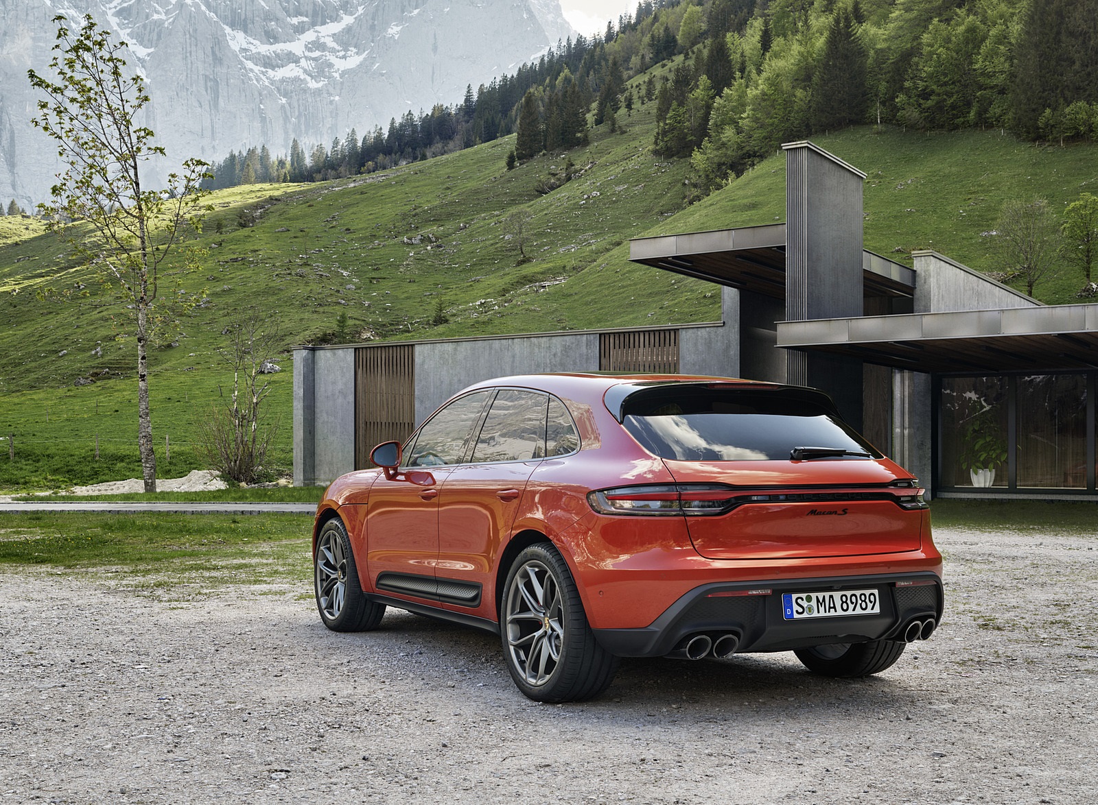 2022 Porsche Macan S Rear Three-Quarter Wallpapers (8)