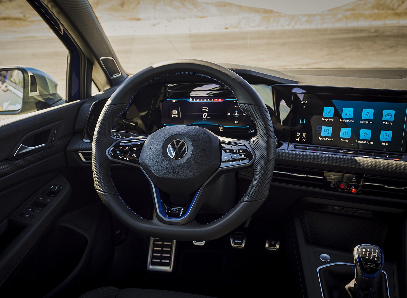 2022 Volkswagen Golf R (US-Spec) Interior Steering Wheel Wallpapers #27 of 120