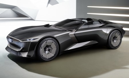 2021 Audi Skysphere Concept (Color: Stage Light) Front Three-Quarter Wallpapers 450x275 (37)