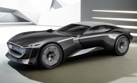 2021 Audi Skysphere Concept (Color: Stage Light) Front Three-Quarter Wallpapers 450x275 (38)