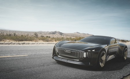 2021 Audi Skysphere Concept (Color: Stage Light) Front Three-Quarter Wallpapers 450x275 (27)