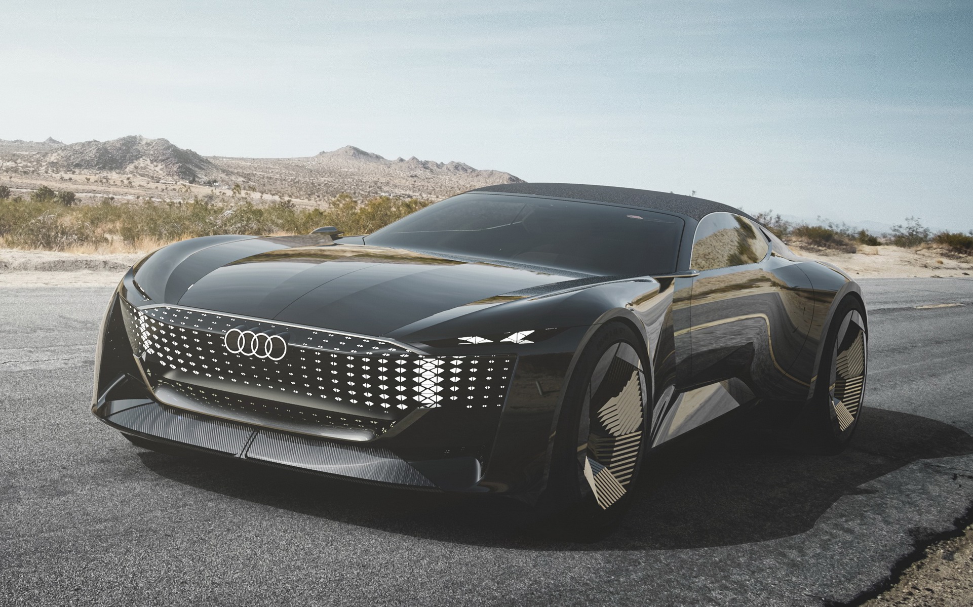 2021 Audi Skysphere Concept (Color: Stage Light) Front Three-Quarter Wallpapers #26 of 91
