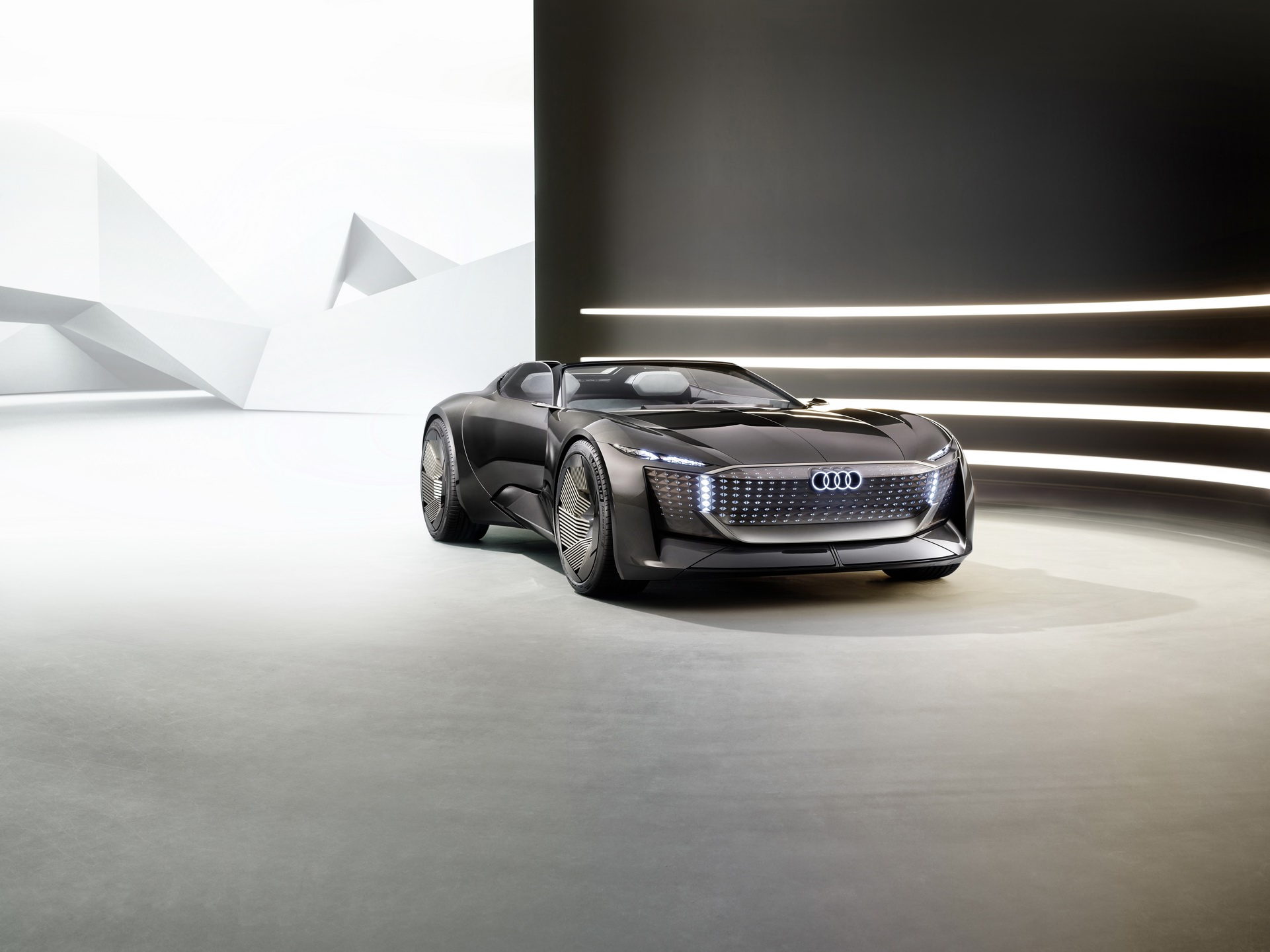 2021 Audi Skysphere Concept (Color: Stage Light) Front Wallpapers #45 of 91