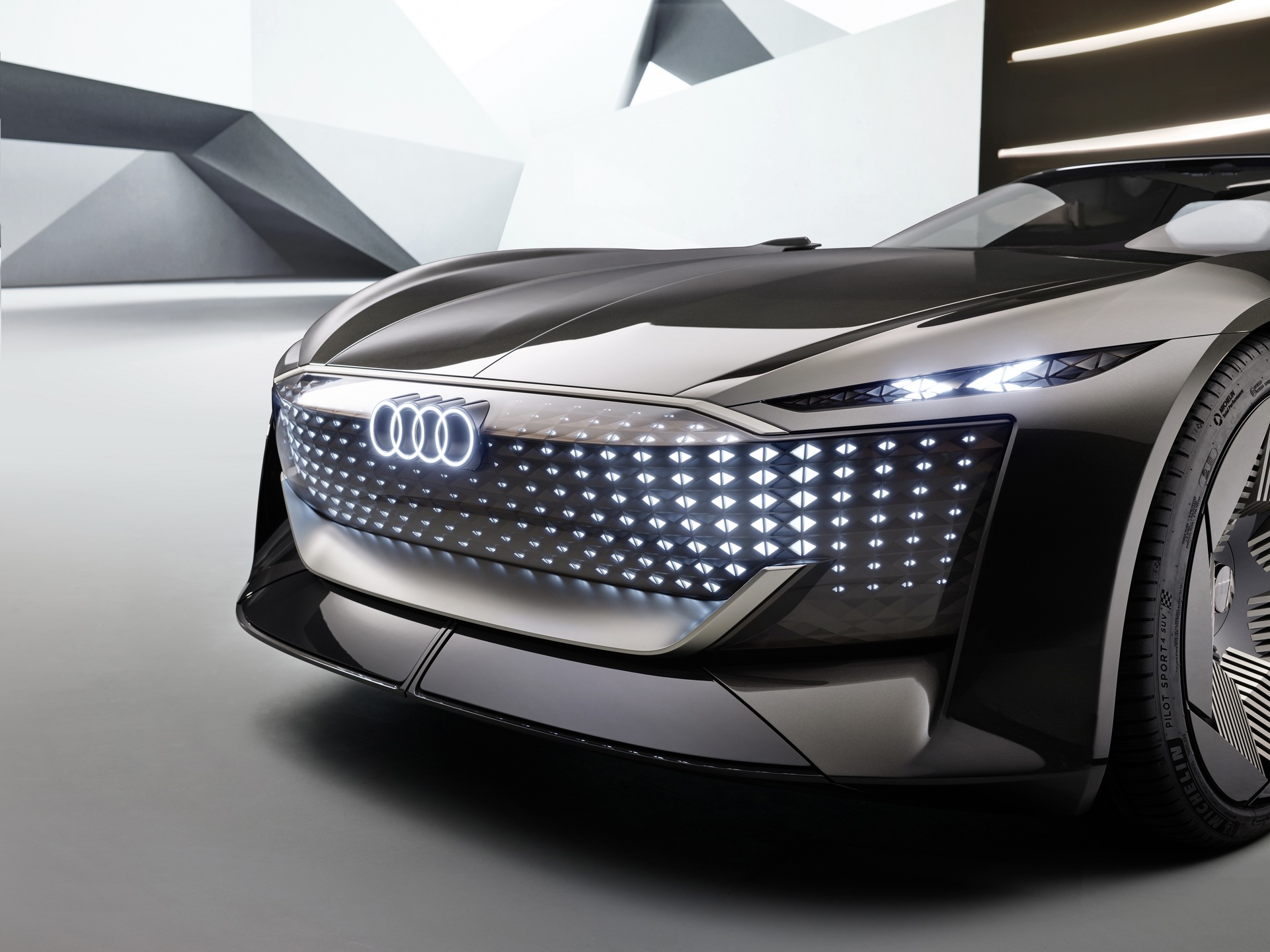 2021 Audi Skysphere Concept (Color: Stage Light) Grill Wallpapers #53 of 91