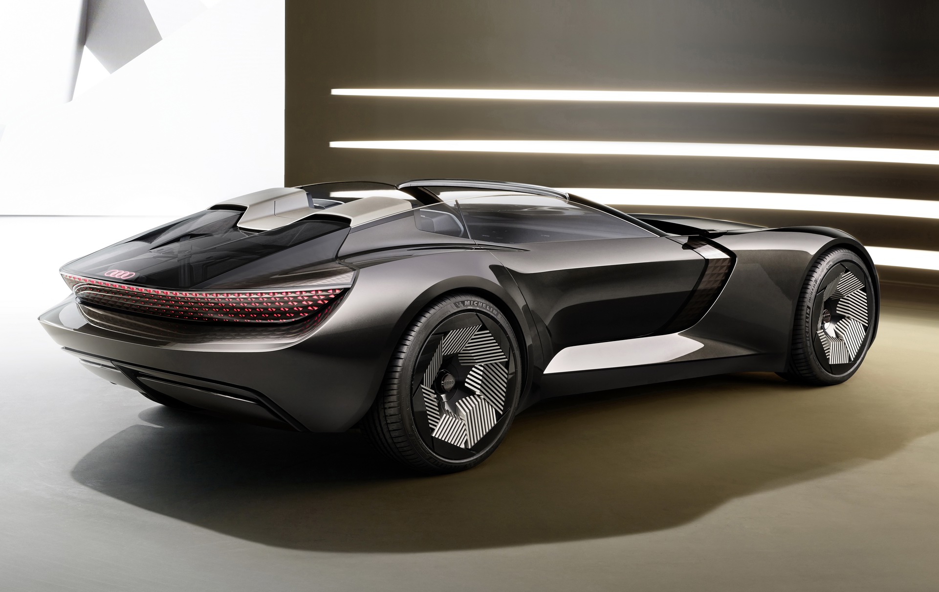 2021 Audi Skysphere Concept (Color: Stage Light) Rear Three-Quarter Wallpapers #40 of 91