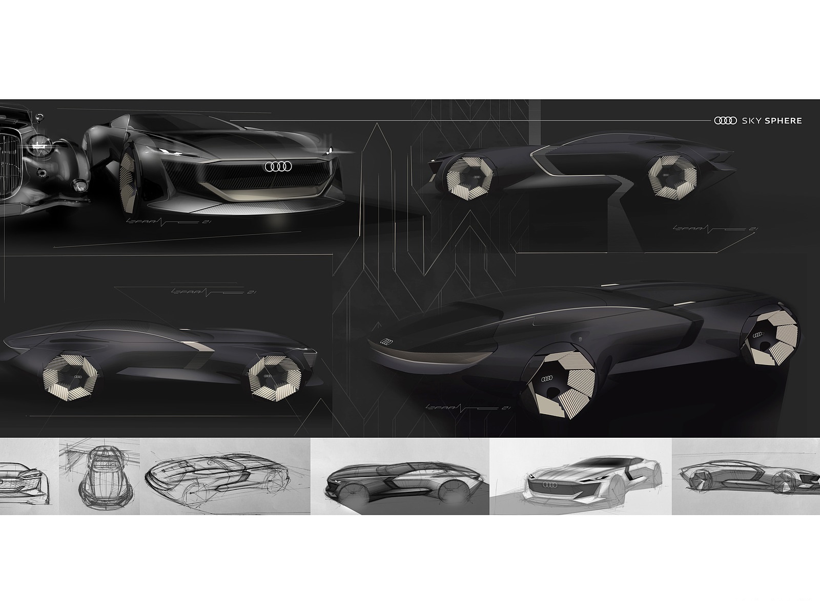 2021 Audi Skysphere Concept Design Sketch Wallpapers #83 of 91
