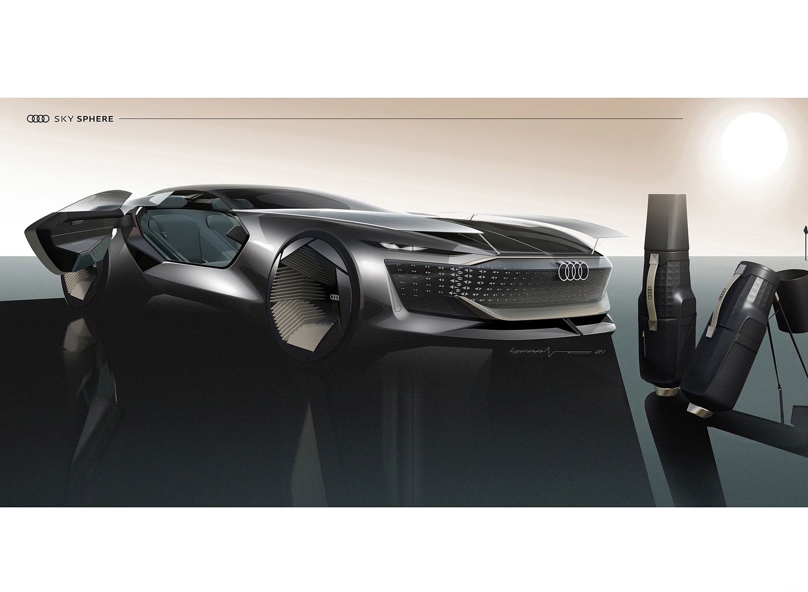 2021 Audi Skysphere Concept Design Sketch Wallpapers #81 of 91