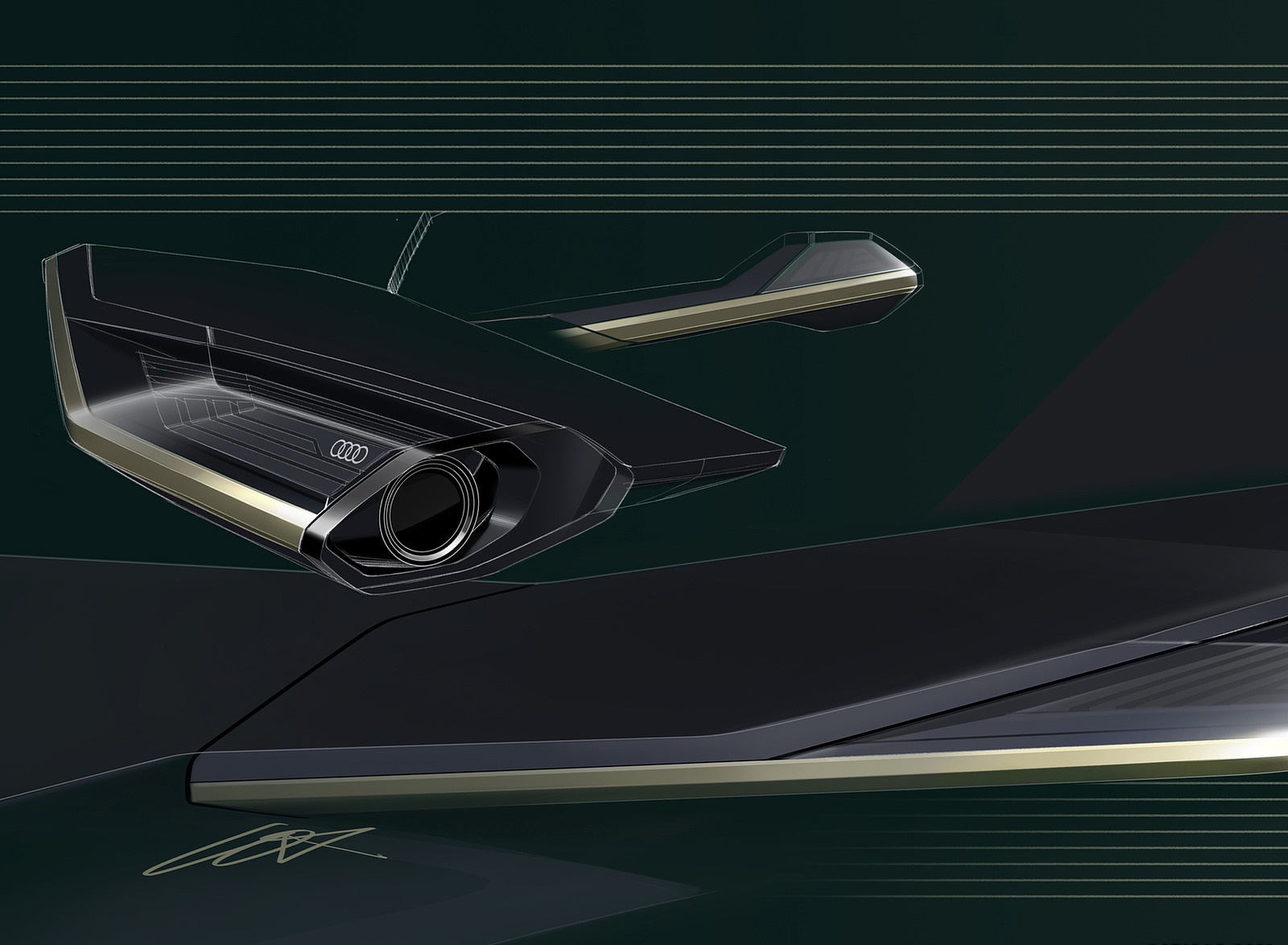 2021 Audi Skysphere Concept Design Sketch Wallpapers #87 of 91
