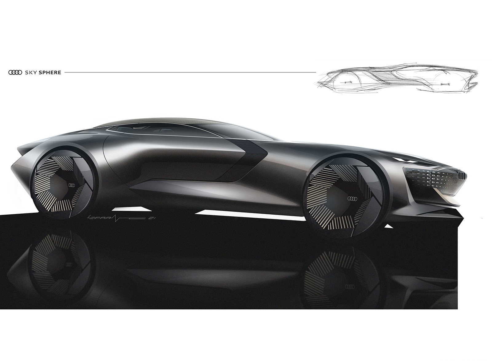 2021 Audi Skysphere Concept Design Sketch Wallpapers #78 of 91