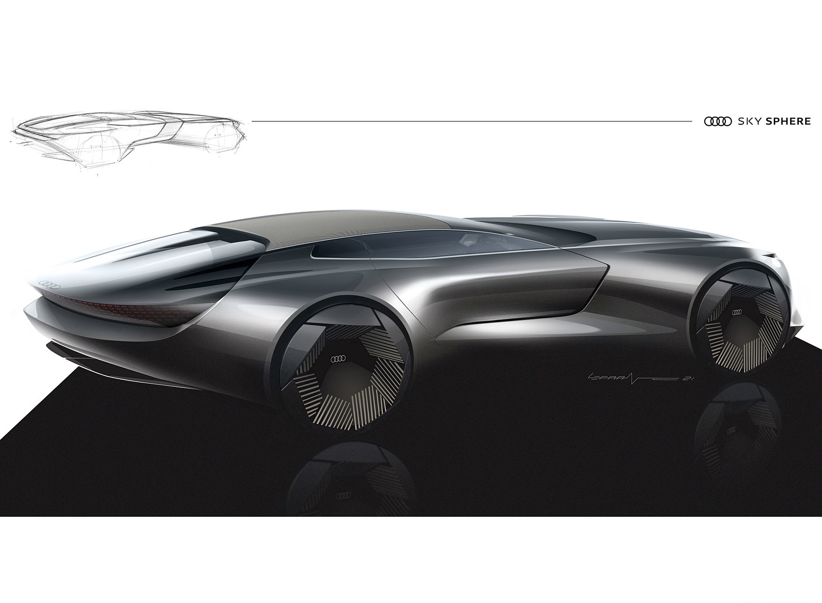 2021 Audi Skysphere Concept Design Sketch Wallpapers #77 of 91