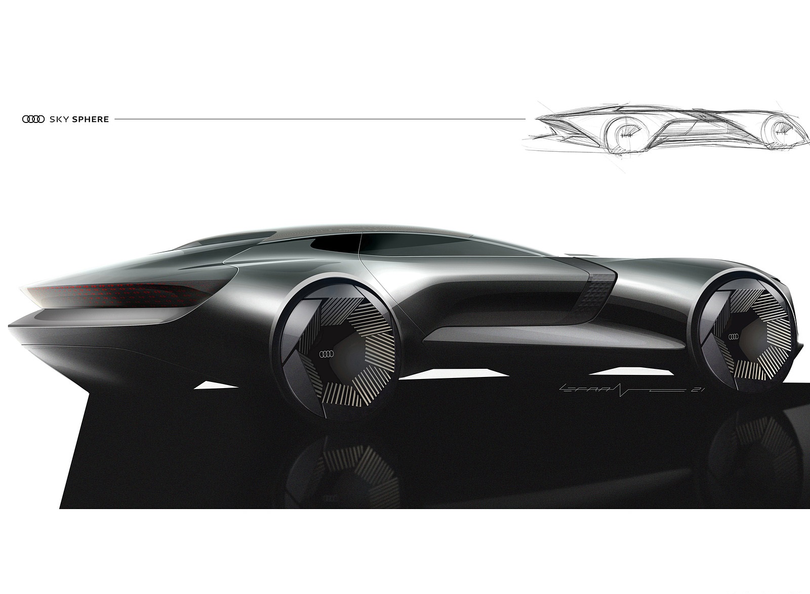 2021 Audi Skysphere Concept Design Sketch Wallpapers #76 of 91