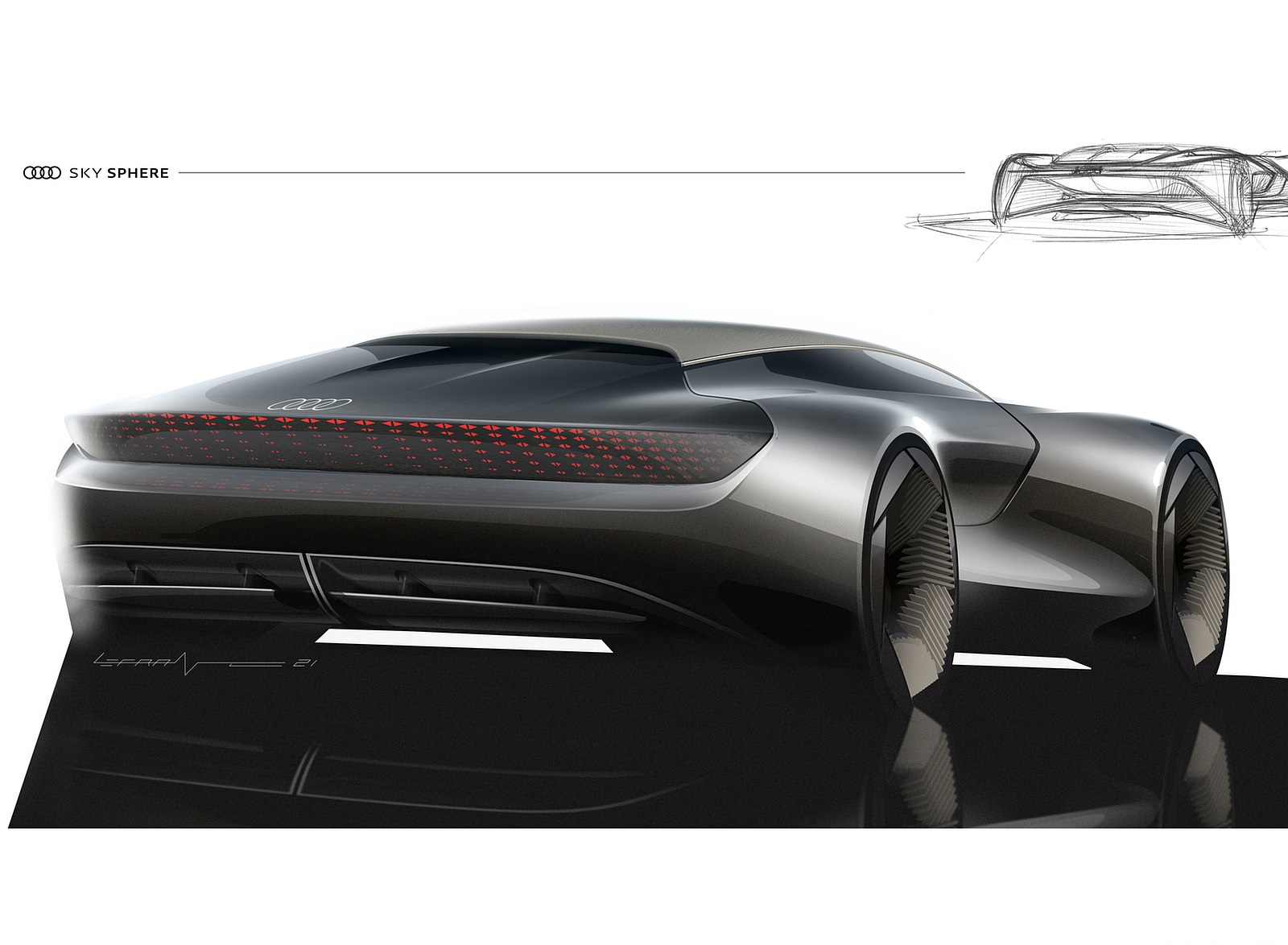 2021 Audi Skysphere Concept Design Sketch Wallpapers #75 of 91