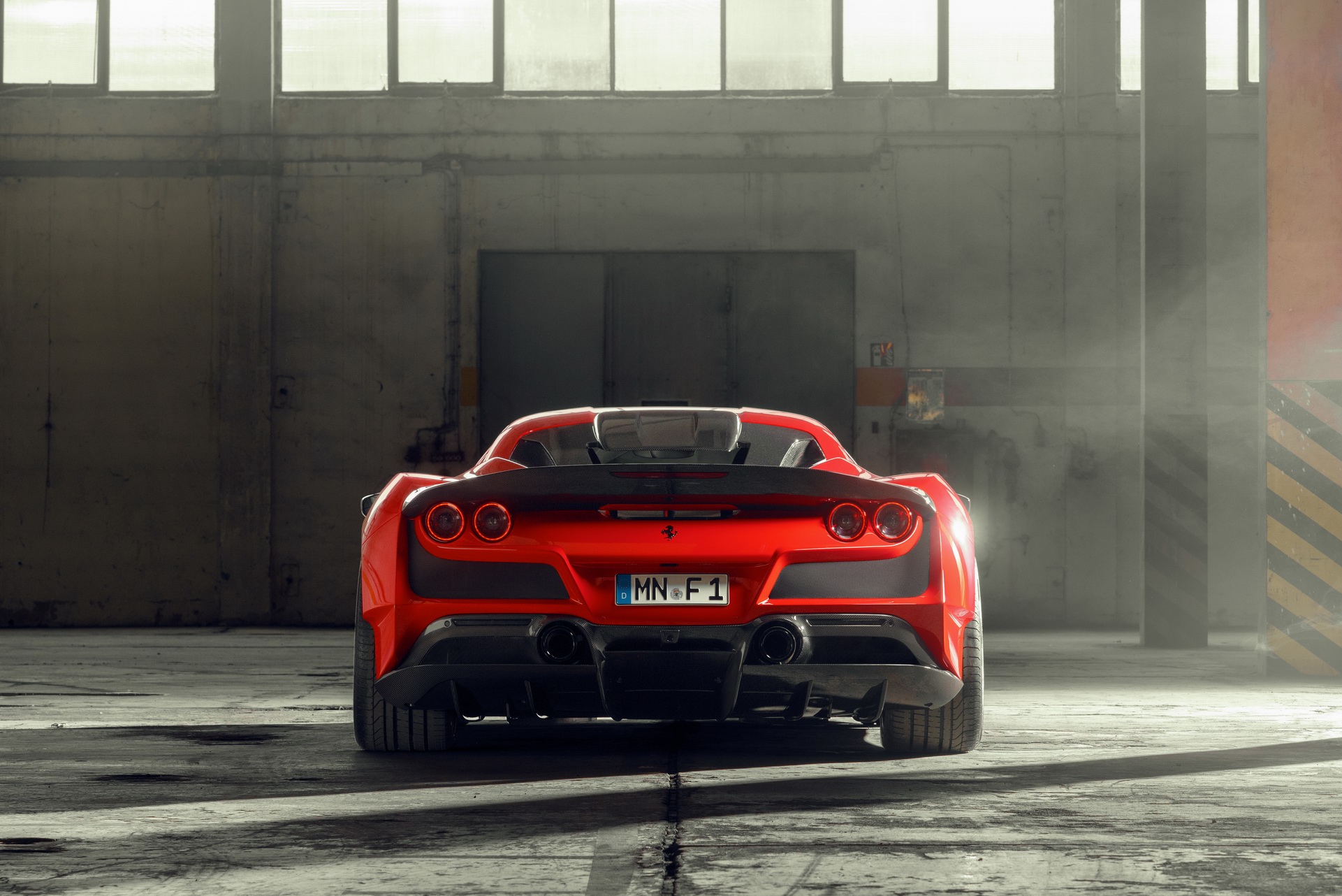 2021 Ferrari F8 Tributo by Novitec N-Largo Rear Wallpapers #7 of 22