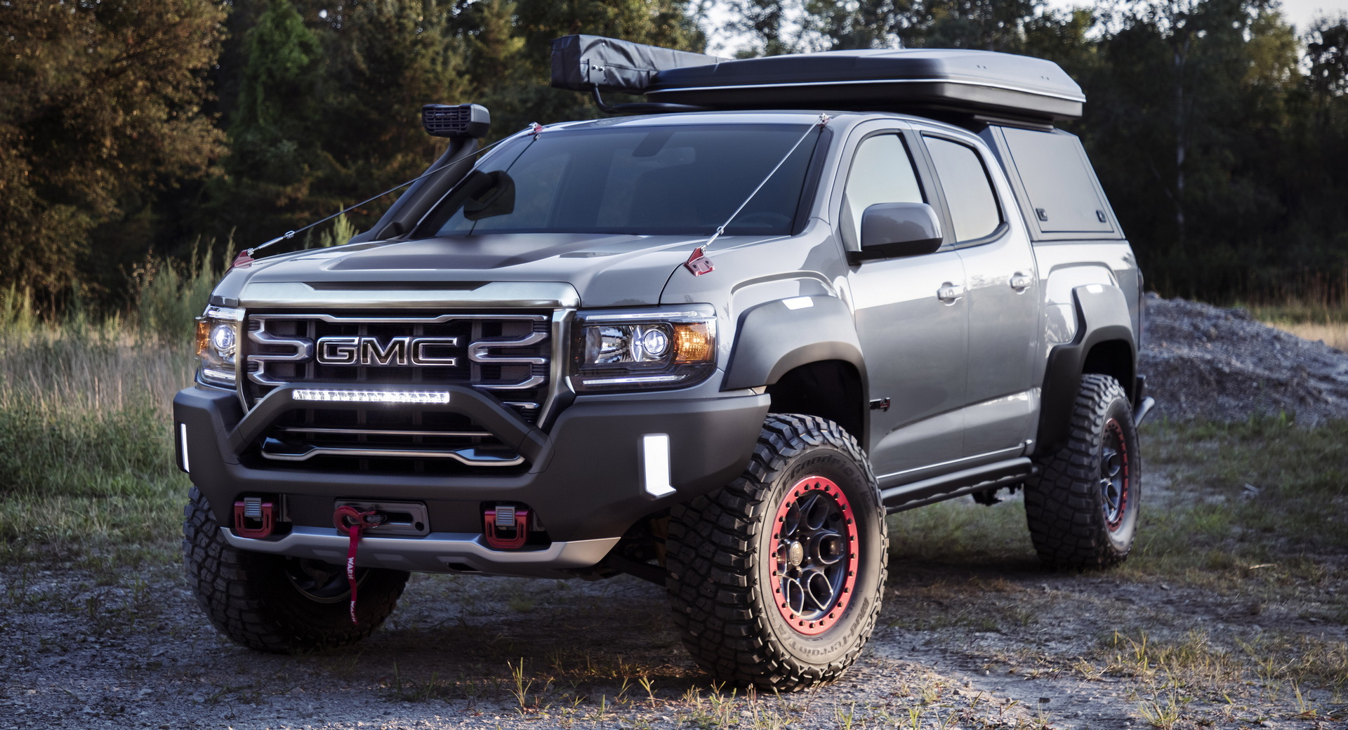 2021 GMC Canyon AT4 OVRLANDX Concept Front Three-Quarter Wallpapers (5)