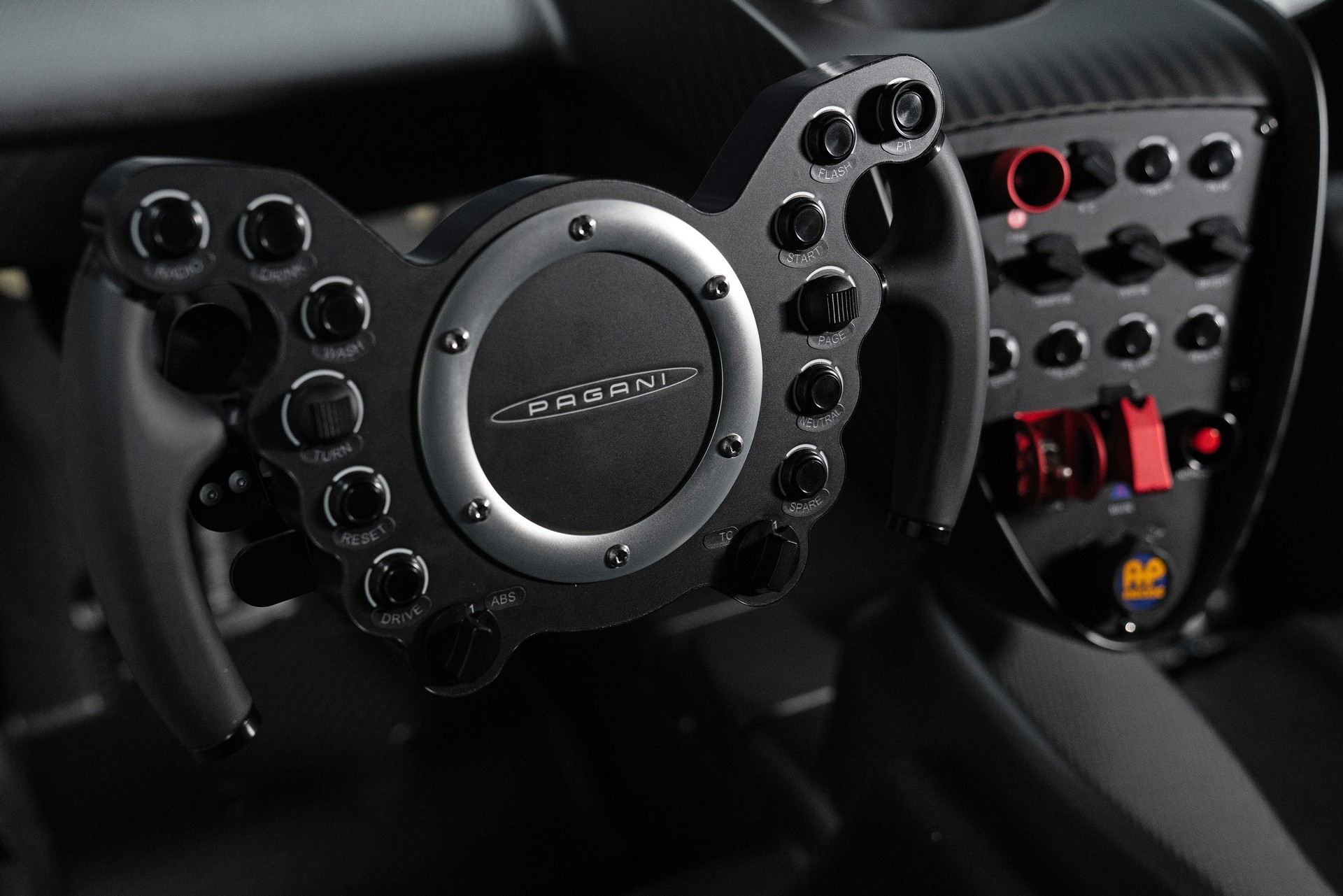 2021 Pagani Huayra BC Pacchetto Tempesta Interior Steering Wheel Wallpapers #9 of 10