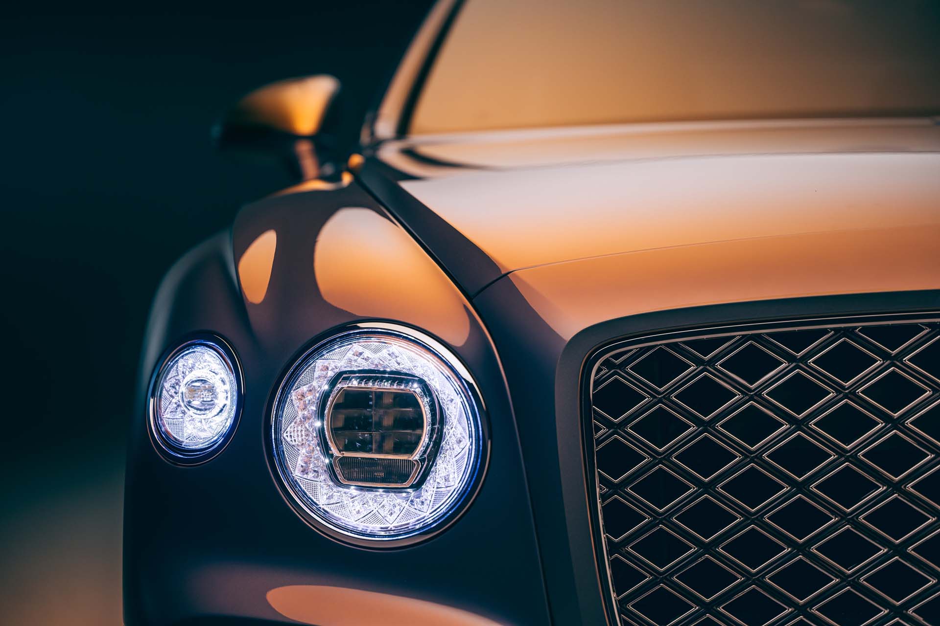 2022 Bentley Flying Spur Mulliner Headlight Wallpapers #5 of 17