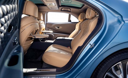 2022 Bentley Flying Spur Mulliner Interior Rear Seats Wallpapers 450x275 (12)