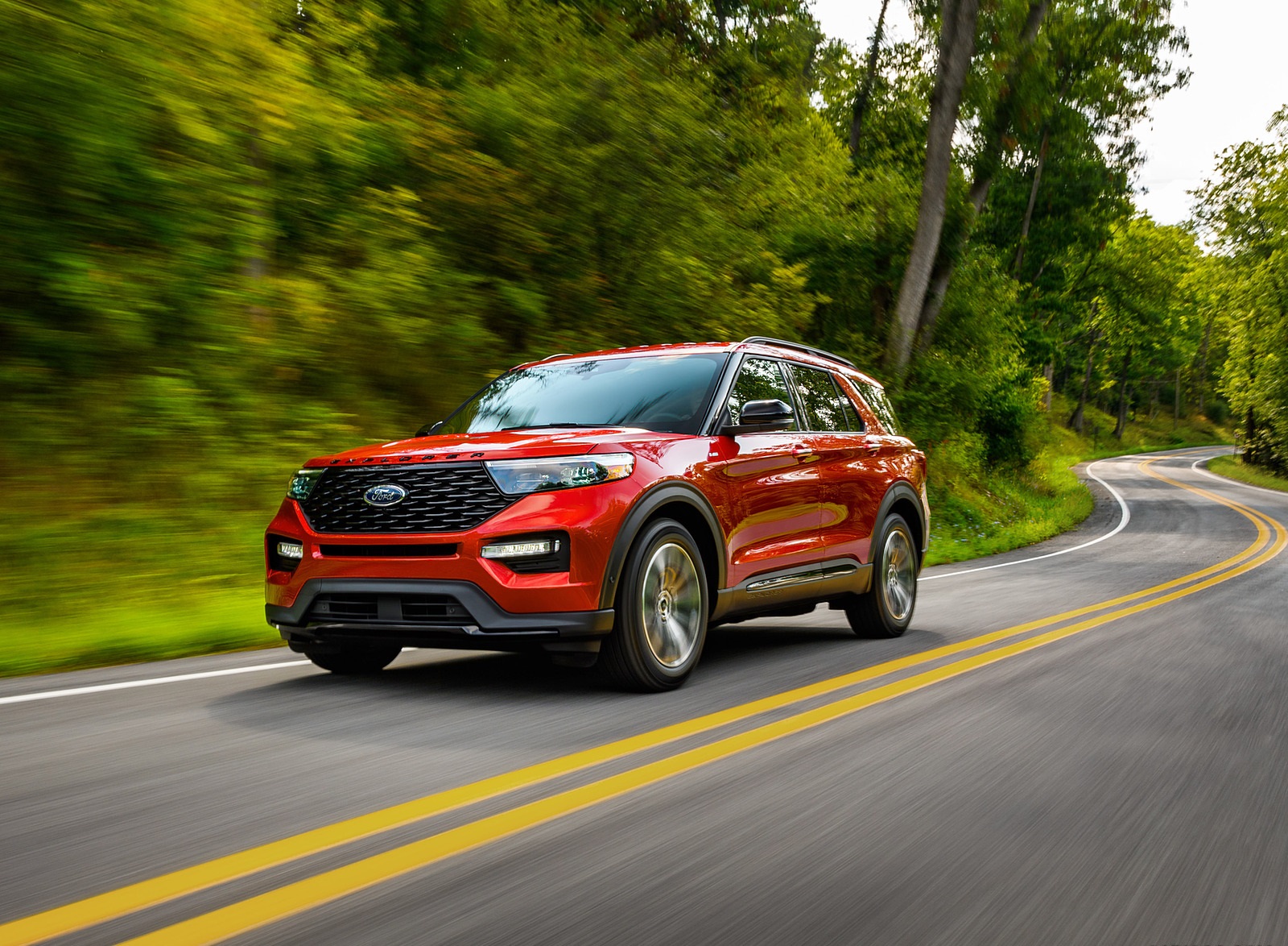 2022 Ford Explorer ST-Line Front Three-Quarter Wallpapers (5)