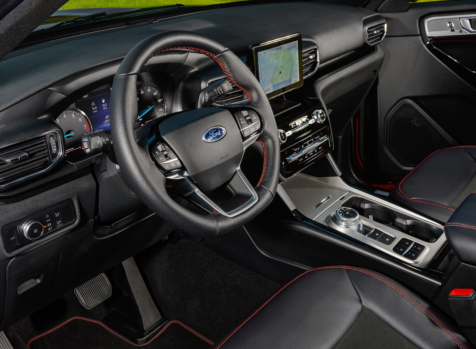2022 Ford Explorer ST-Line Interior Wallpapers #21 of 30