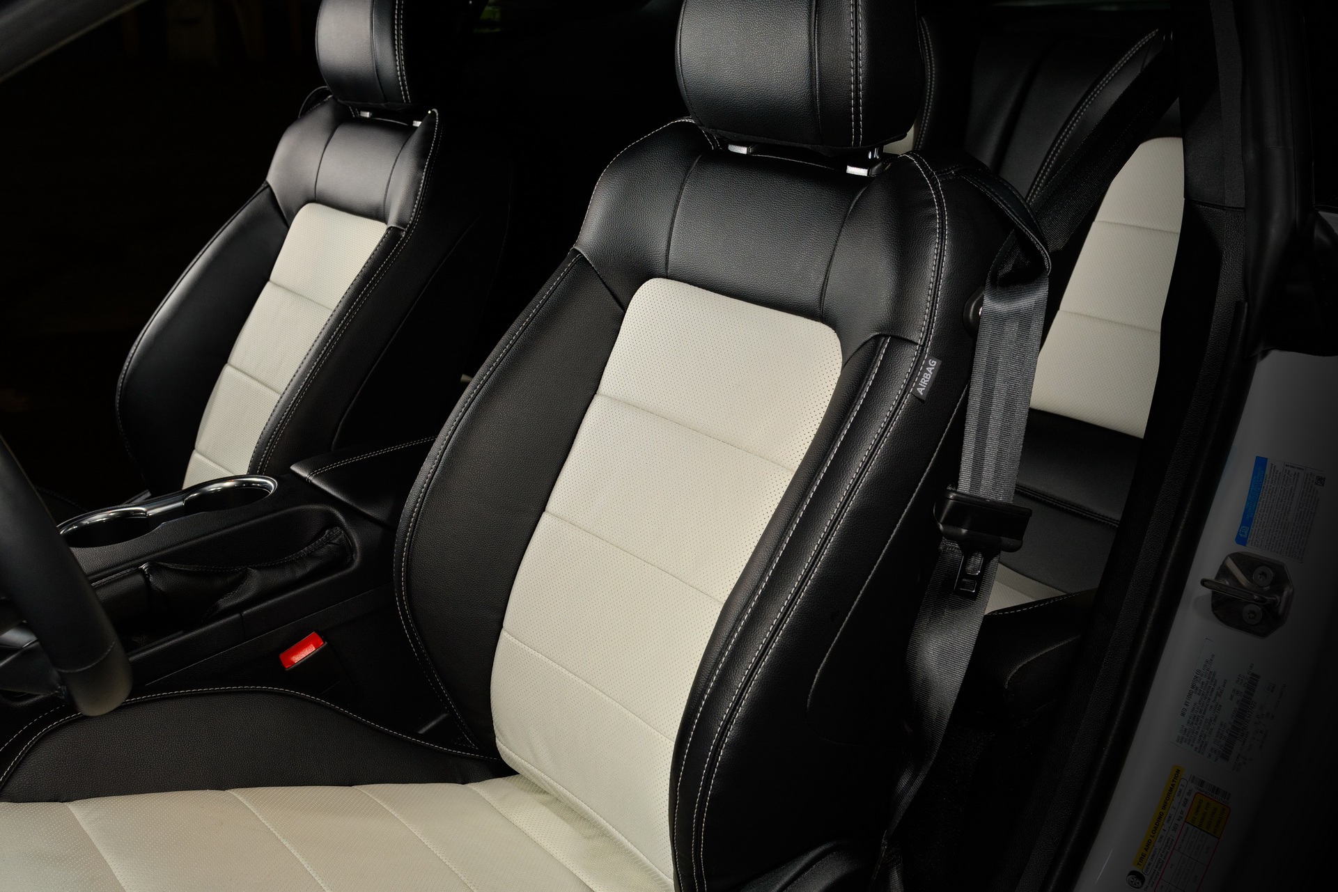2022 Ford Mustang Ice White Appearance Package Interior Seats Wallpapers #21 of 24