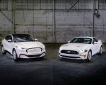 2022 Ford Mustang Mach-E and Ford Mustang Ice White Appearance Package Front Wallpapers 150x120