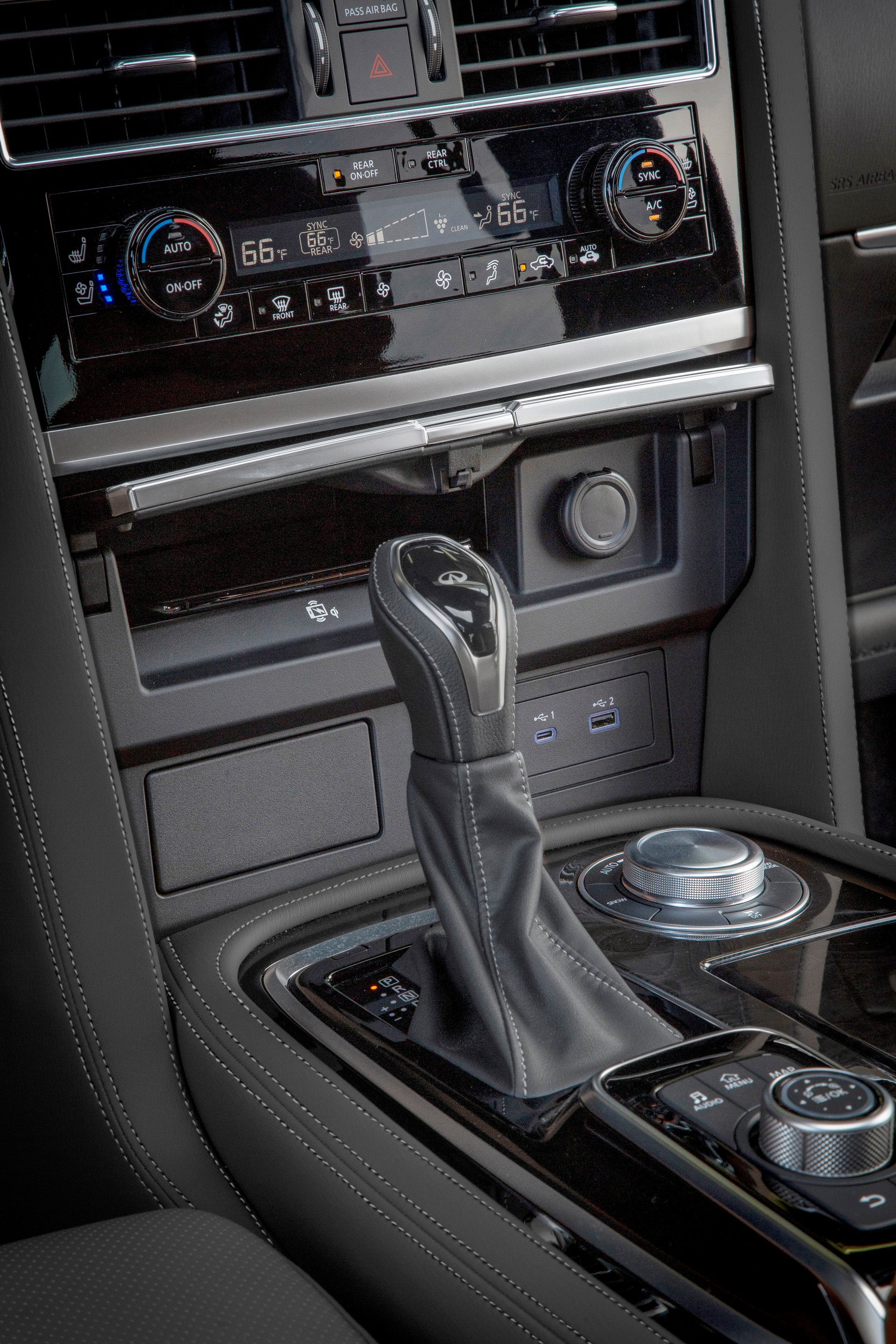 2022 Infiniti QX80 Central Console Wallpapers #25 of 40