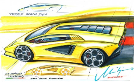 2022 Lamborghini Countach LPI 800-4 Design Sketch Wallpapers 450x275 (141)