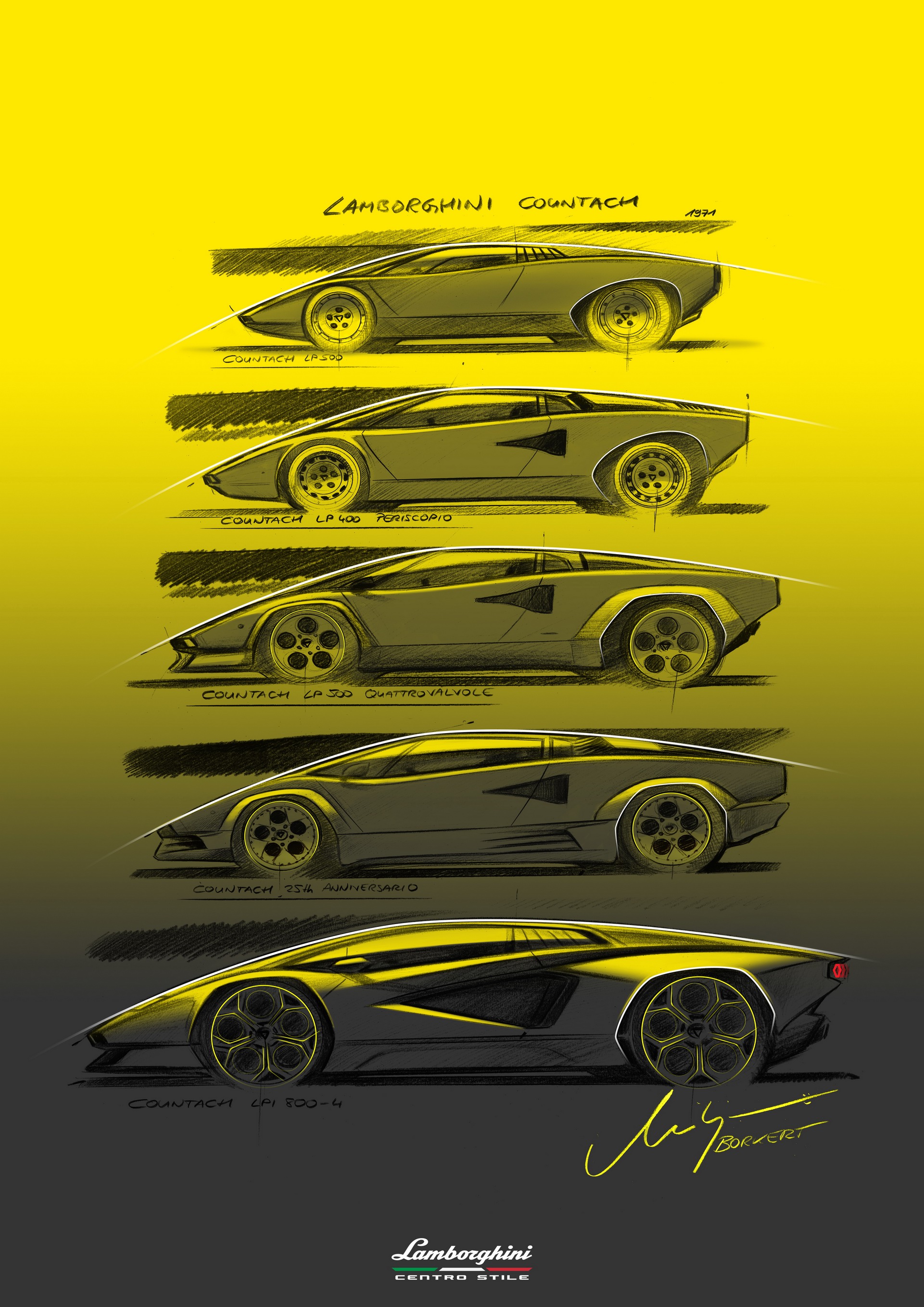 2022 Lamborghini Countach LPI 800-4 Design Sketch Wallpapers #137 of 142