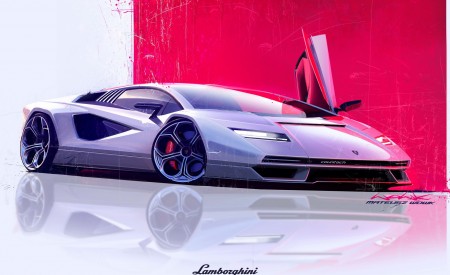 2022 Lamborghini Countach LPI 800-4 Design Sketch Wallpapers 450x275 (127)
