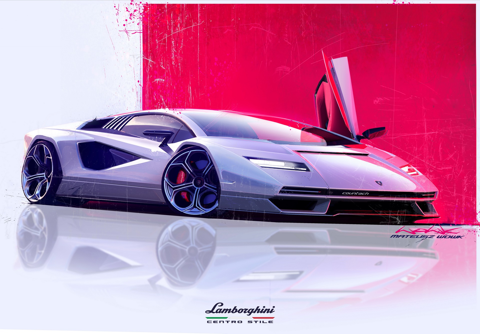2022 Lamborghini Countach LPI 800-4 Design Sketch Wallpapers #127 of 142