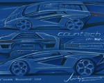 2022 Lamborghini Countach LPI 800-4 Design Sketch Wallpapers 150x120
