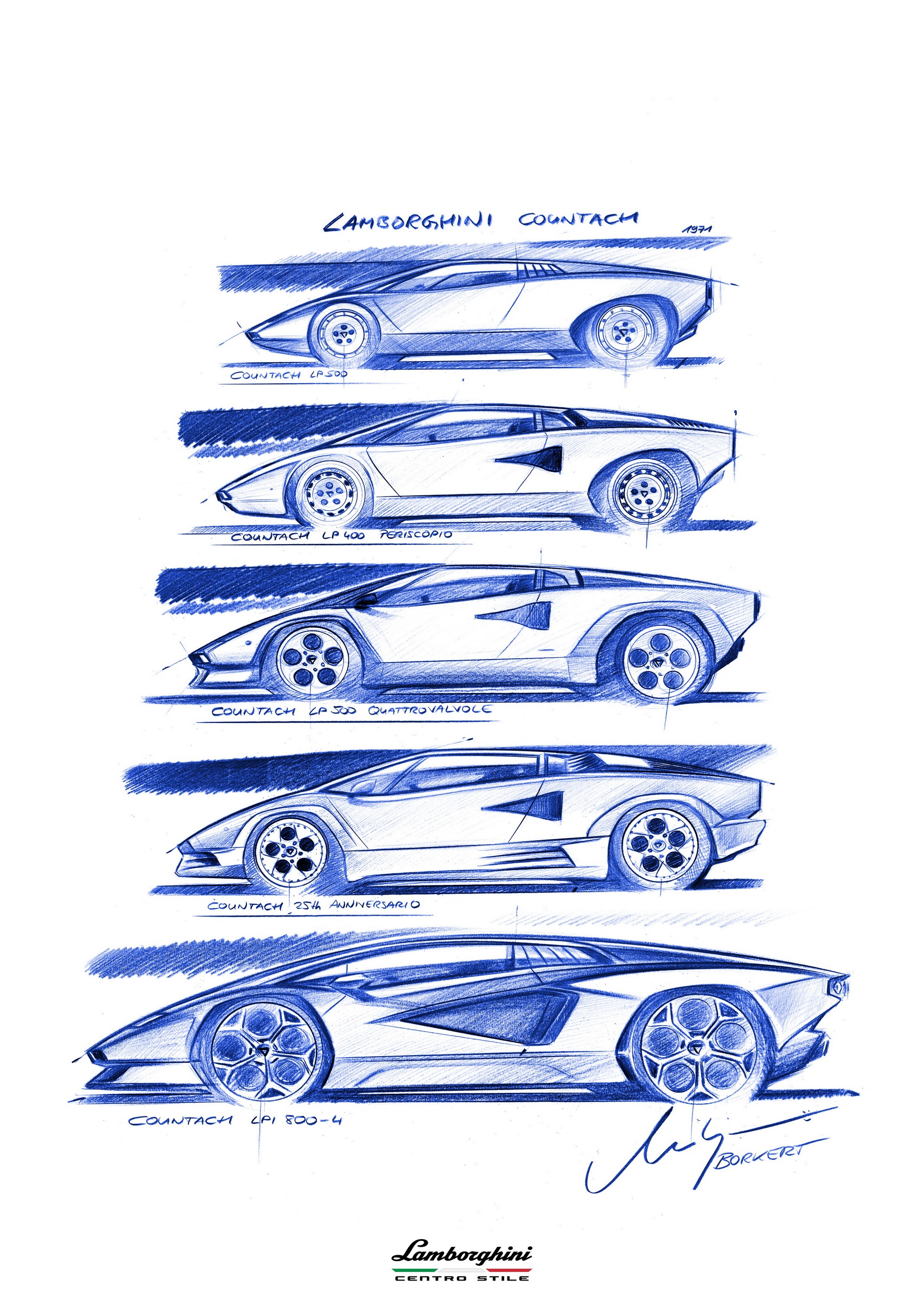 2022 Lamborghini Countach LPI 800-4 Design Sketch Wallpapers #138 of 142