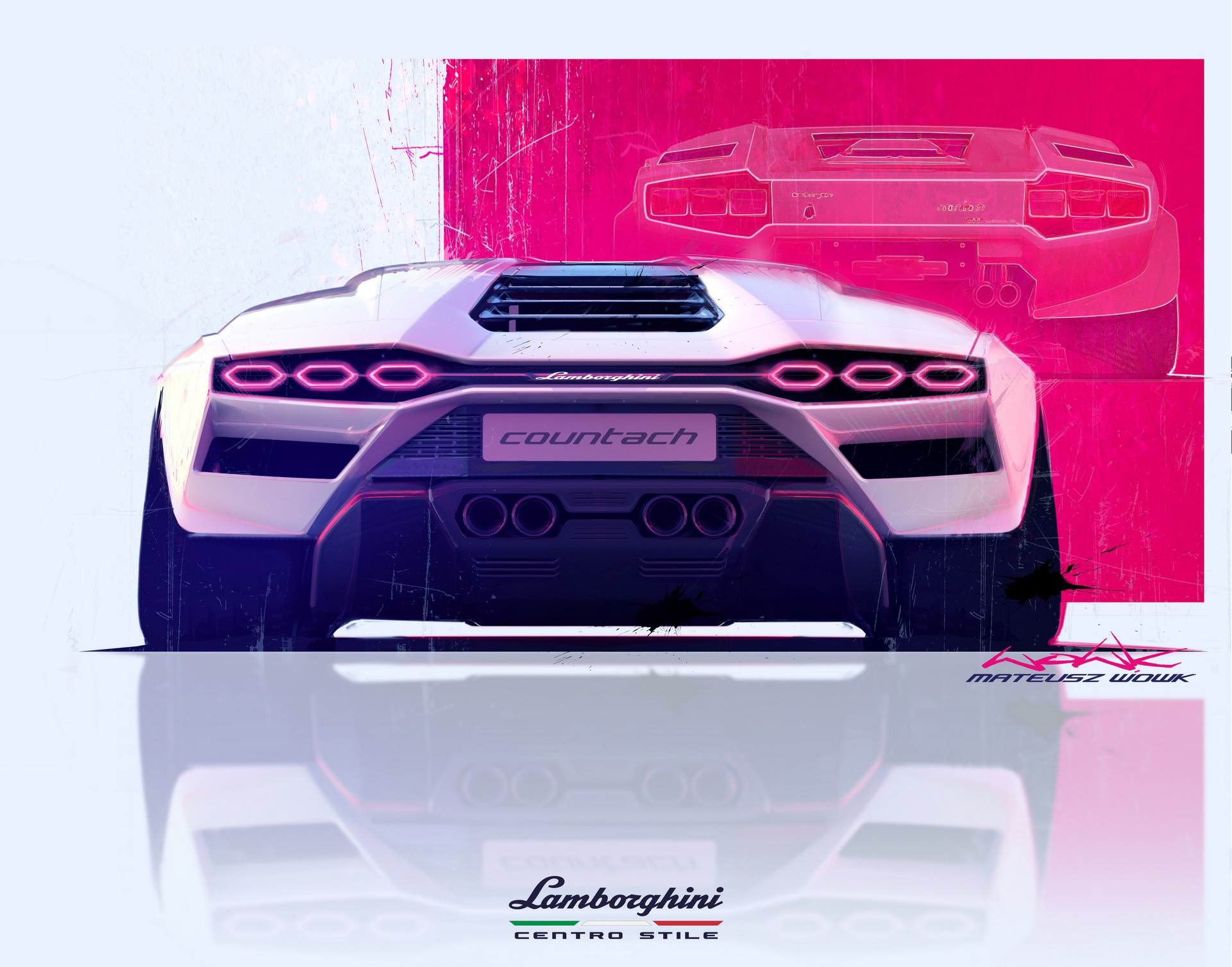2022 Lamborghini Countach LPI 800-4 Design Sketch Wallpapers #129 of 142