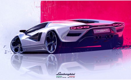 2022 Lamborghini Countach LPI 800-4 Design Sketch Wallpapers 450x275 (130)