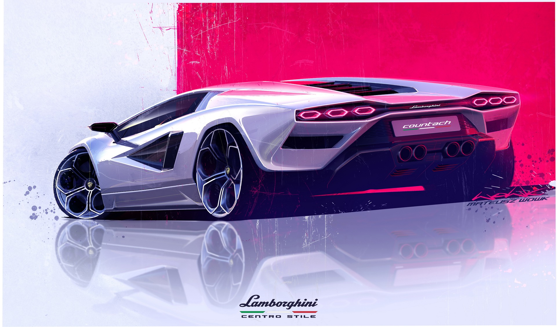 2022 Lamborghini Countach LPI 800-4 Design Sketch Wallpapers #130 of 142