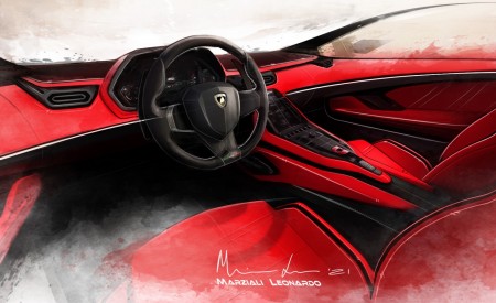 2022 Lamborghini Countach LPI 800-4 Design Sketch Wallpapers 450x275 (132)