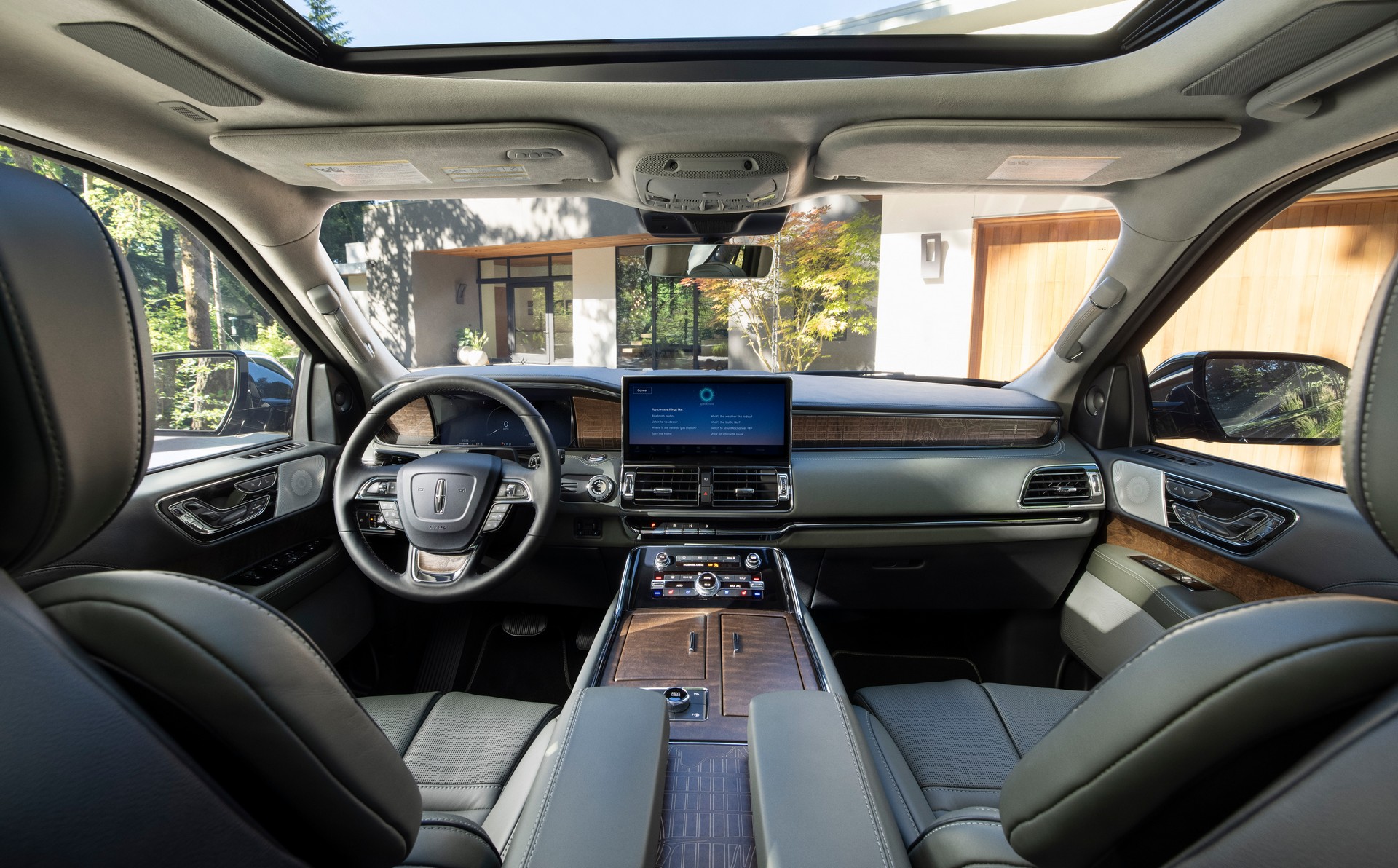 2022 Lincoln Navigator Black Label Central Park (Color: Manhattan Green) Interior Cockpit Wallpapers #45 of 77