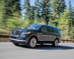 2022 Lincoln Navigator Reserve (Color: Flight Blue) Front Three-Quarter Wallpapers 150x120