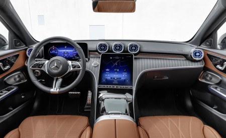 2022 Mercedes-Benz C-Class All-Terrain (Color: Opalite White Bright) Interior Cockpit Wallpapers 450x275 (31)