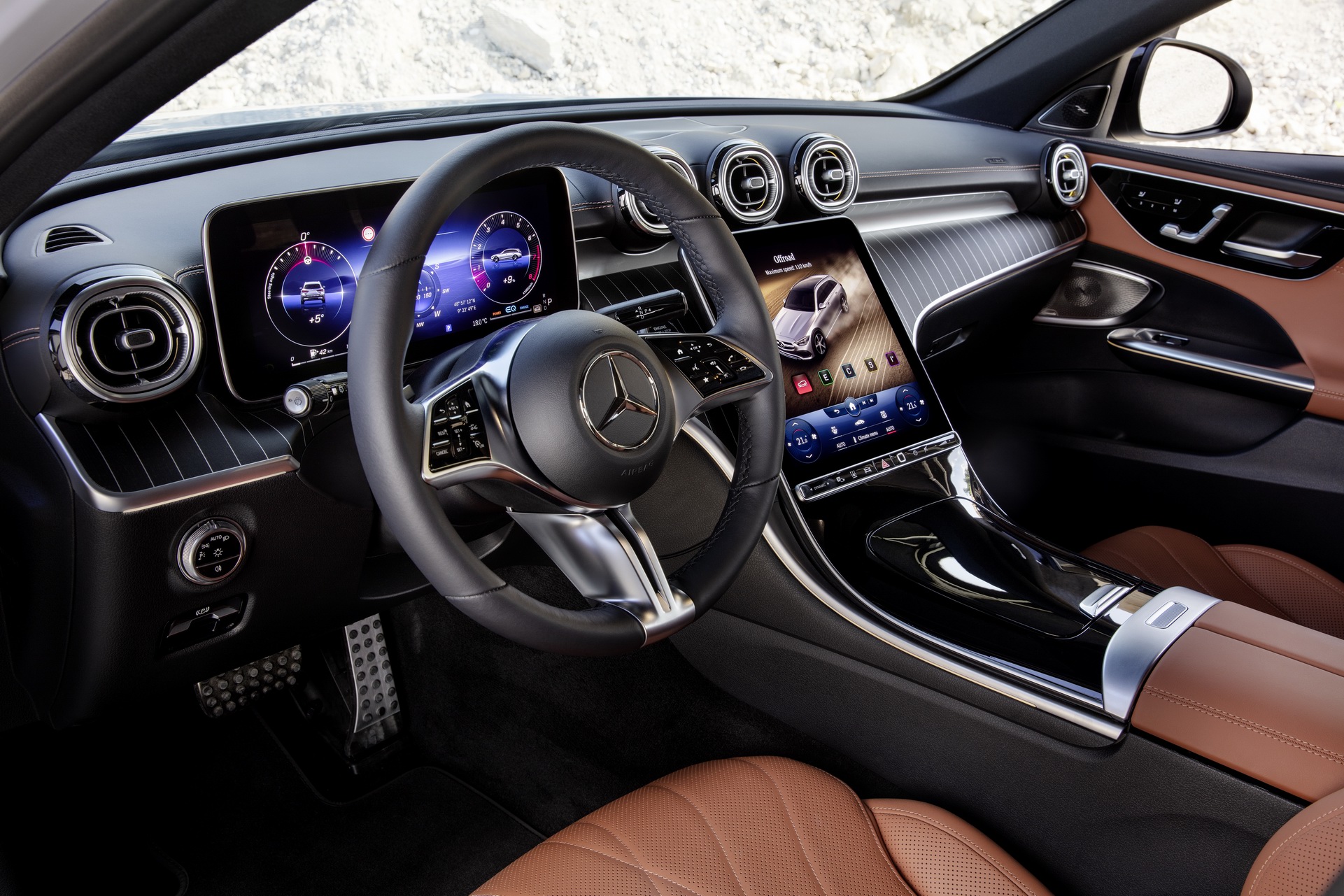 2022 Mercedes-Benz C-Class All-Terrain (Color: Opalite White Bright) Interior Wallpapers #35 of 35