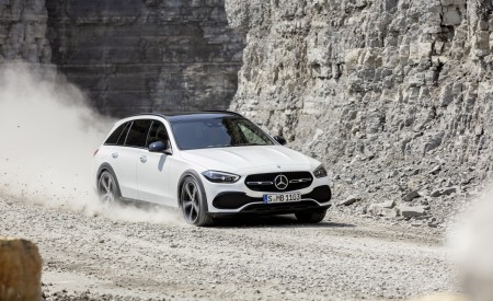 2022 Mercedes-Benz C-Class All-Terrain (Color: Opalite White Bright) Off-Road Wallpapers 450x275 (7)