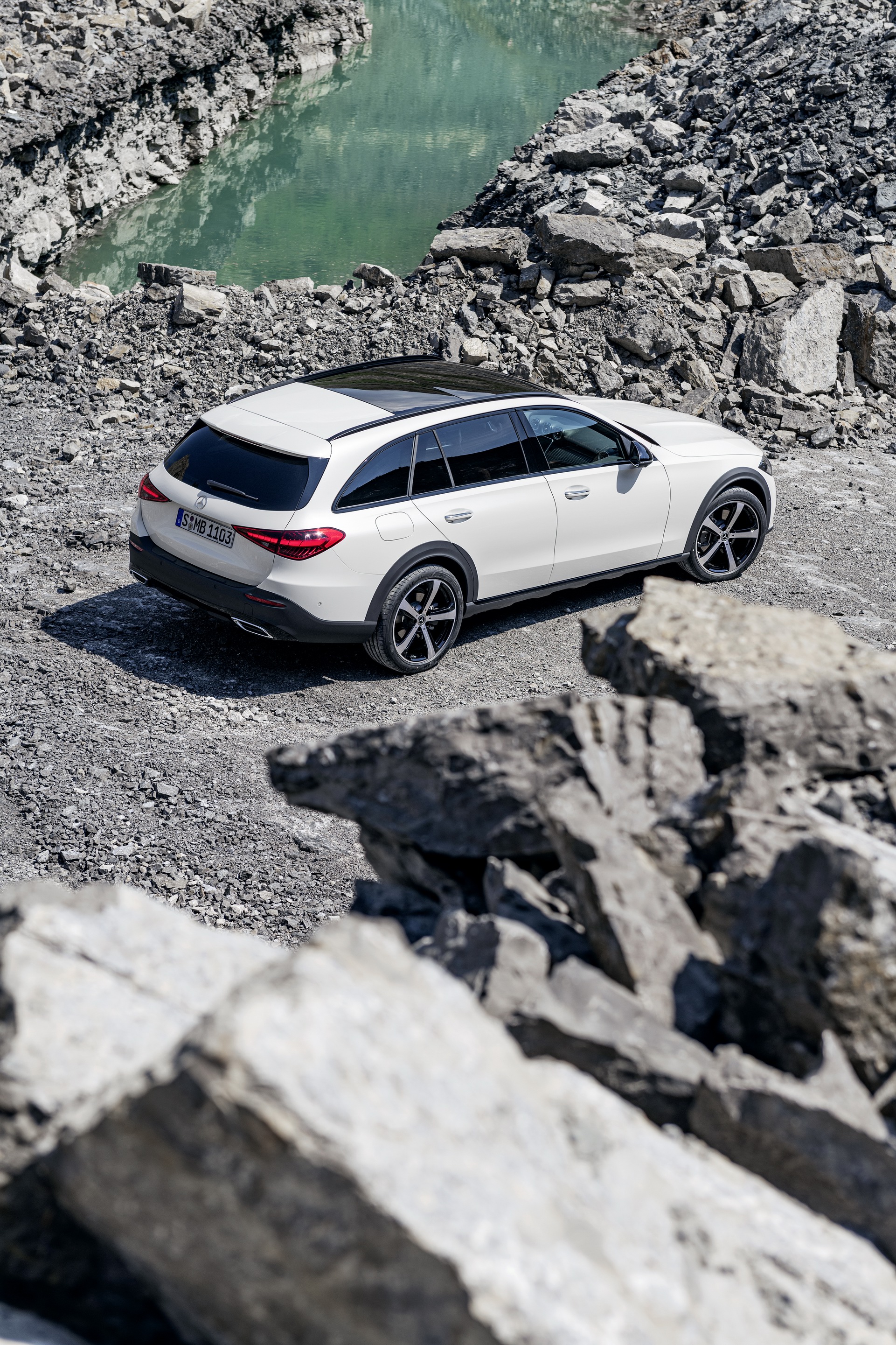2022 Mercedes-Benz C-Class All-Terrain (Color: Opalite White Bright) Rear Three-Quarter Wallpapers #19 of 35