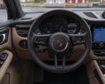 2022 Porsche Macan (Color: Gentian Blue Metallic) Interior Steering Wheel Wallpapers 150x120