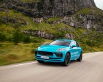 2022 Porsche Macan (Color: Miami Blue) Front Three-Quarter Wallpapers 150x120