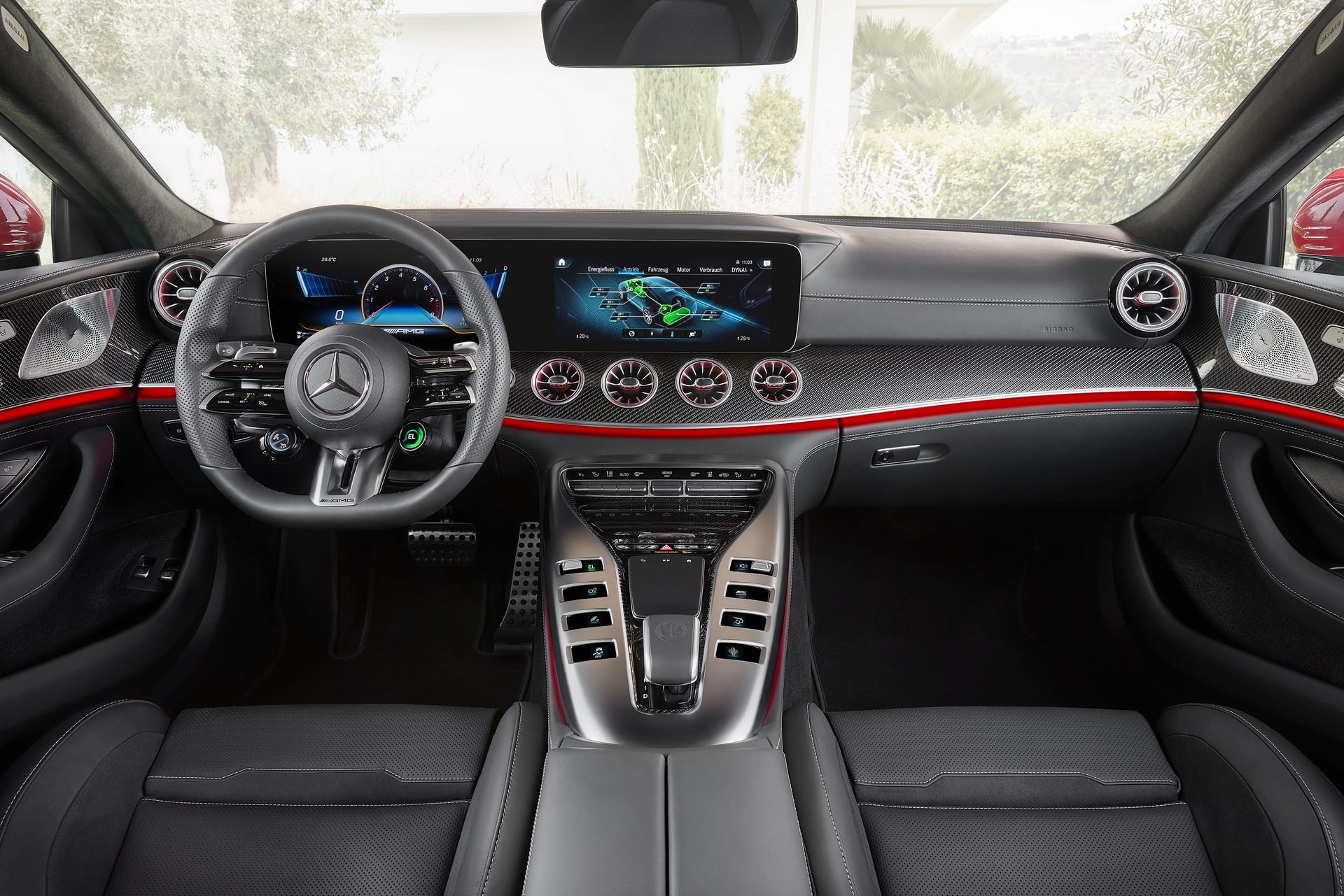 2023 Mercedes-AMG GT 63 S E Performance 4-door Interior Cockpit Wallpapers #40 of 61