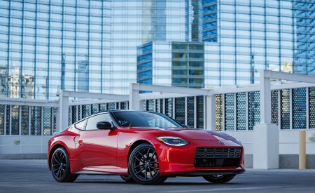 2023 Nissan Z (Color: Passion Red) Front Three-Quarter Wallpapers 450x275 (20)